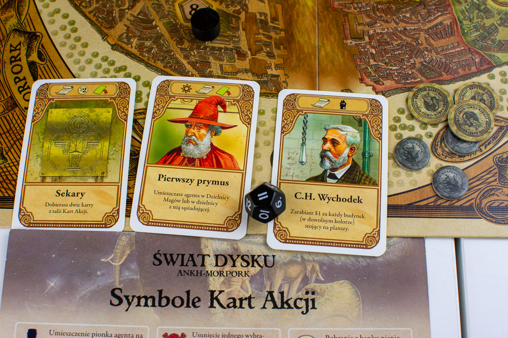 Karty akcji Świat Dysku Ankh Morpork